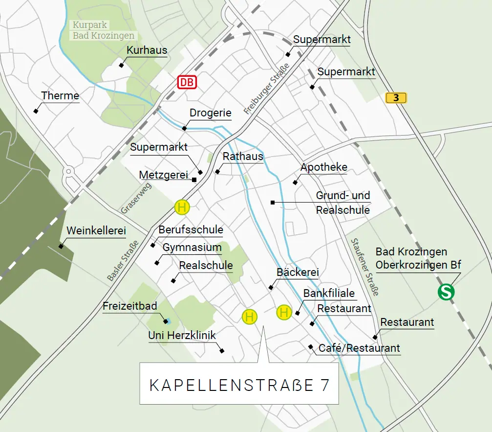 Stadtplan Kapellenstraße 7