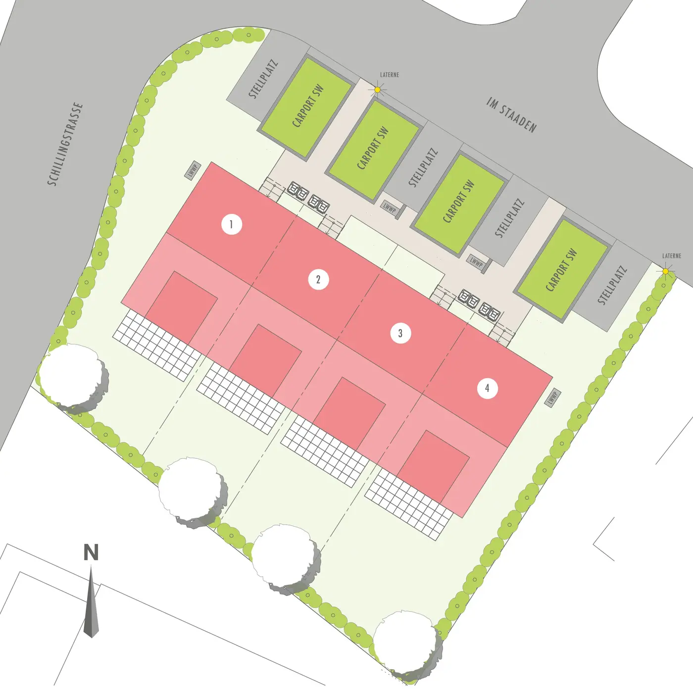 Stadtplan Staaden III